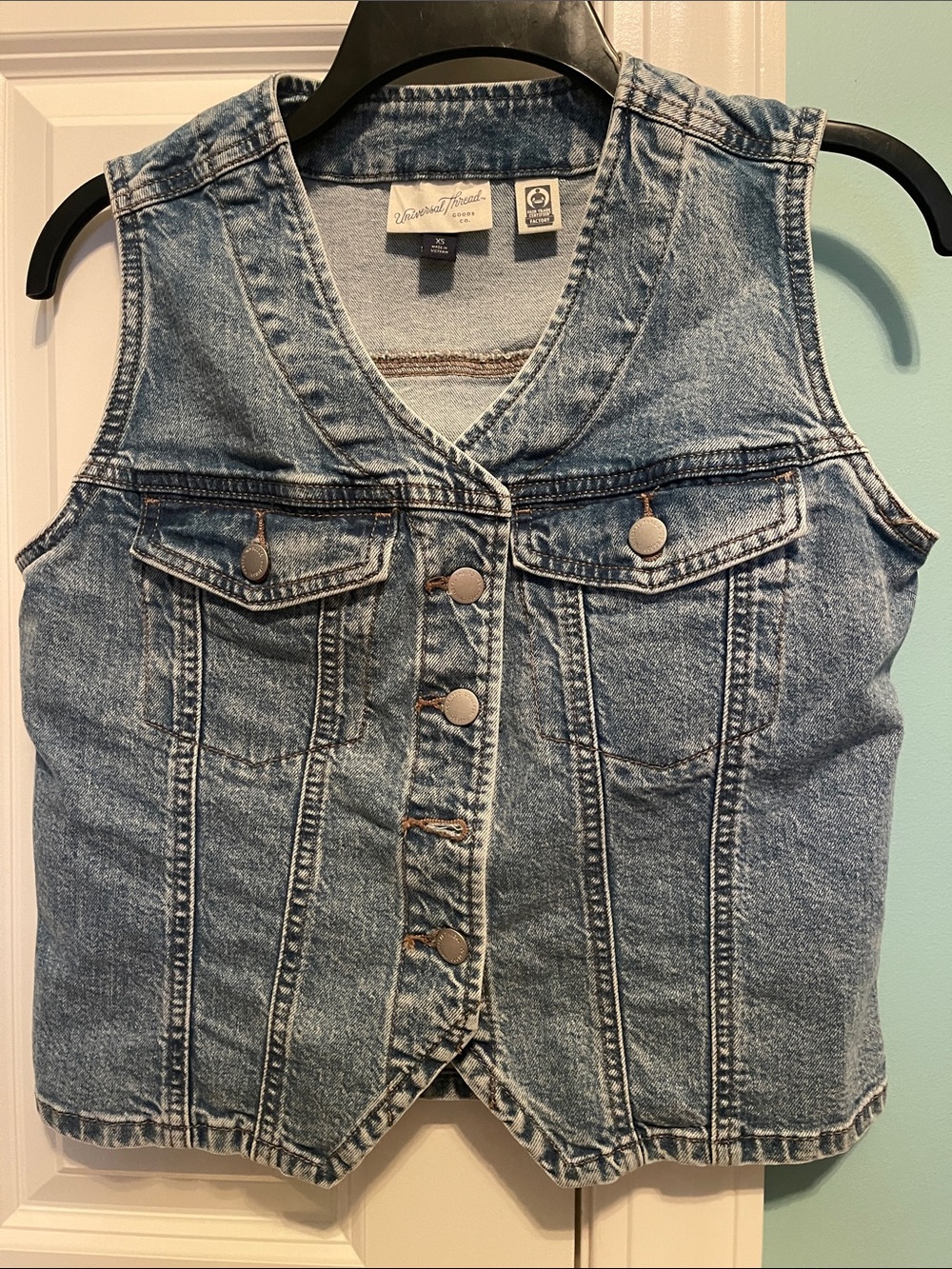 Universal Thread Light Blue Denim Vest